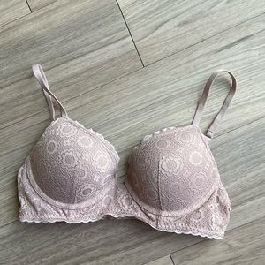 Aerie padded push up bra color pebble size 36B